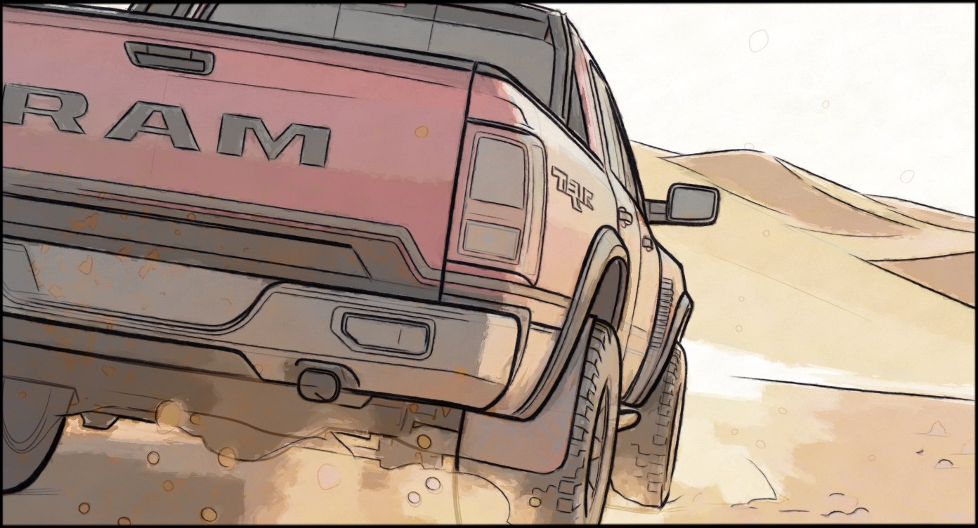 Storyboards - storyboard frame 4 by Dakota Warren